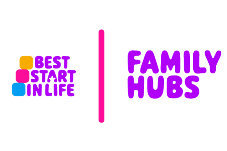 Best start in life family hubs joint logo