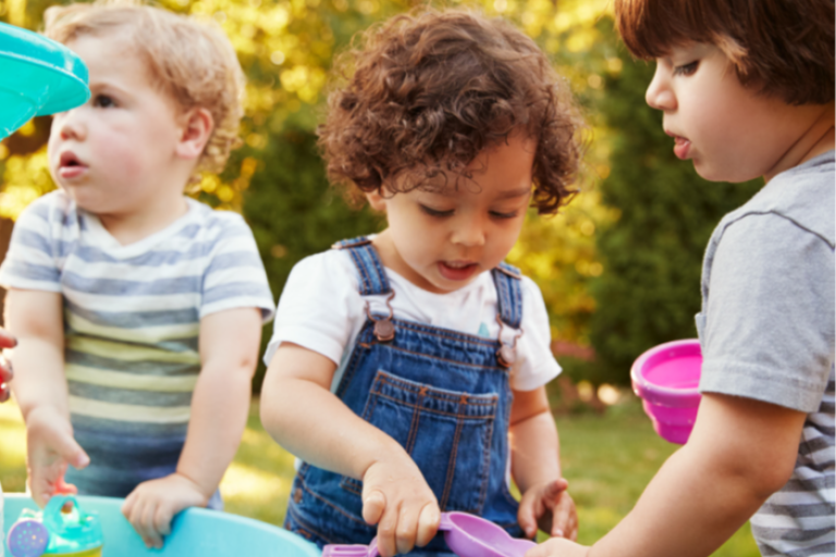 Children playing in Water