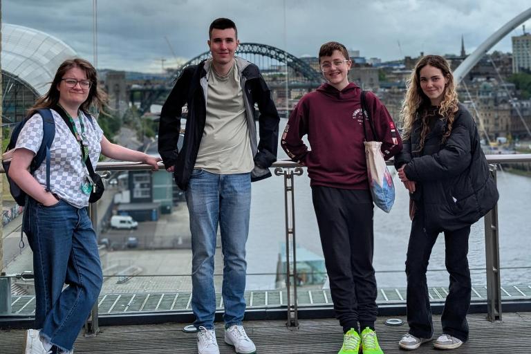 Young people at the Baltic 