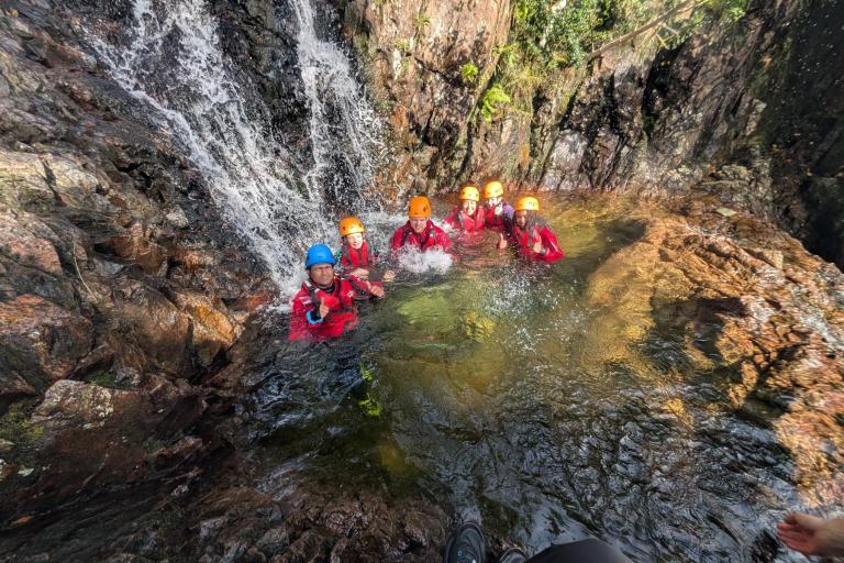 Young people in water
