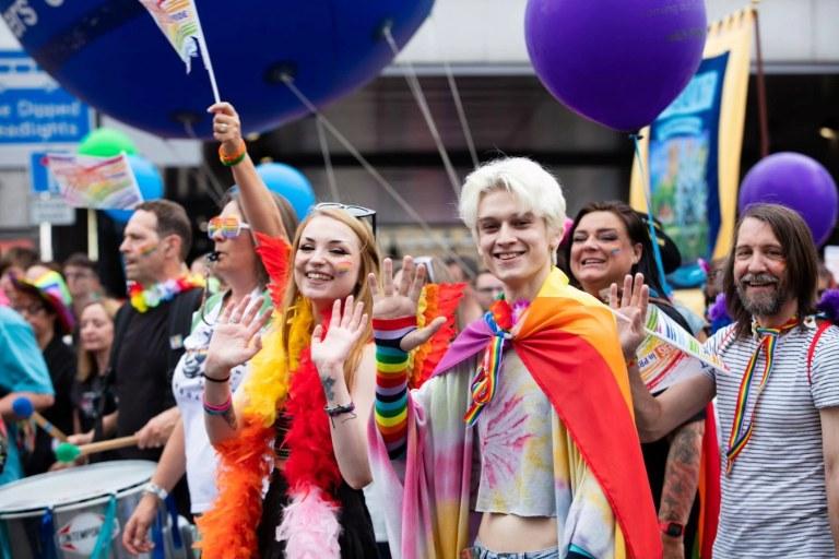 Pride March in Newcastle