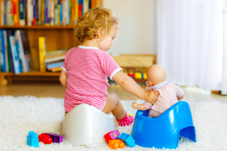 Child on potty
