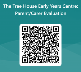 QR Code for Parent Carer Evaluation form for tree house early years centre. 